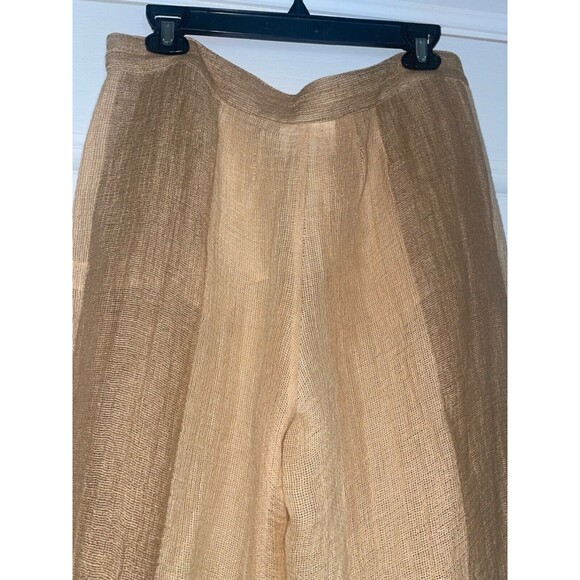 Lisa Marie Fernandez Wide Leg Gauze Linen Blend Pants size 3/M NWT - Picture 11 of 14